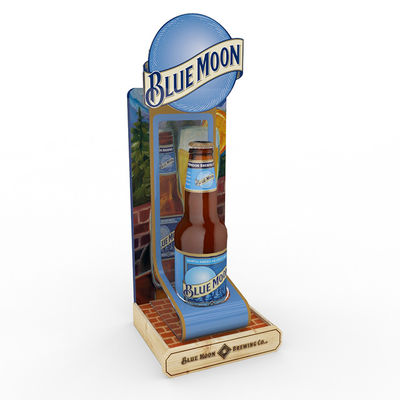 Wallmount-Wein-Ausstellungsstand-stilvoller Bierflasche-Halter Gebrauchs-Glorifier für Supermarkt