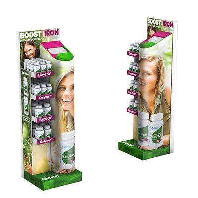 Kundengebundene kosmetische Ausstellungsstand-hölzerne Anzeigen-Regal-Einheits-Feuchtigkeitscreme