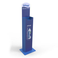Mode-Art-alkalischer Wasser-Selbstaufzug-vertikaler Verkäufer mit veränderbarem Logo für Speicher