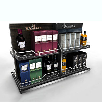 Facheinzelhändler-Acrylausstellungsstand-Bierflasche-Gestell-Supermarkt für Förderung