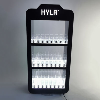 Gegen- Spitzen- Acryl-Vape-Ausstellungsstand LED-Ausstellungsstand für e-Produkte