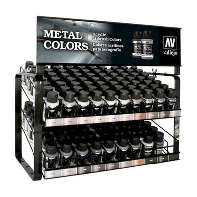 Sprühfarbe-Metallausstellungsstand Tin Beer Can Display Shelf für Supermarkt