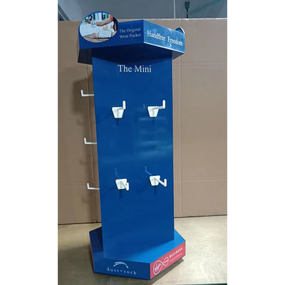 Pegboard PVC-Ausstellungsstand-doppelter mit Seiten versehener Ausstellungsstand für Geschäfte