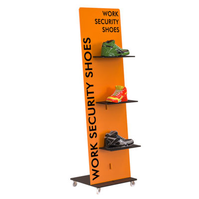 Werkstatt von Boden bis Decke Holz-Display-Rack Sperrholz Drehschuhregal mit individuellem Logo